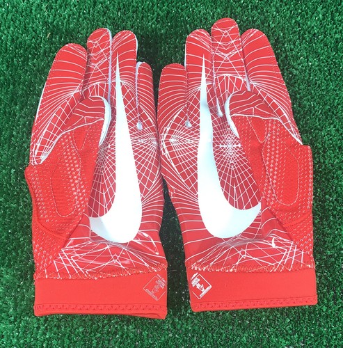 Nike Superbad 4 Football Gloves XL RECEIVER PGF419-658 Men's Red White - Picture 2 of 4