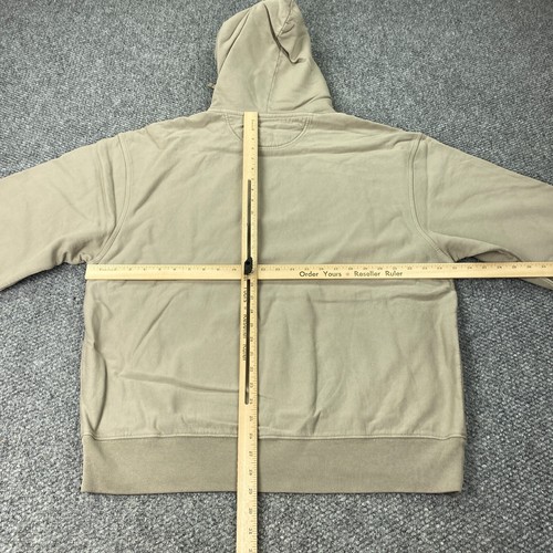 Stussy Stock Logo Hoodie Mens XXL Sand Sweatshirt Embroidered NWT - Picture 6 of 8