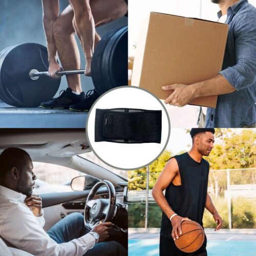 Lower Back Support Brace Adjustable Work Lumbar Belt for Pain Relief Men Women - Picture 6 of 8