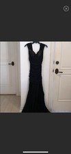 Black Sequins Gown Size XS