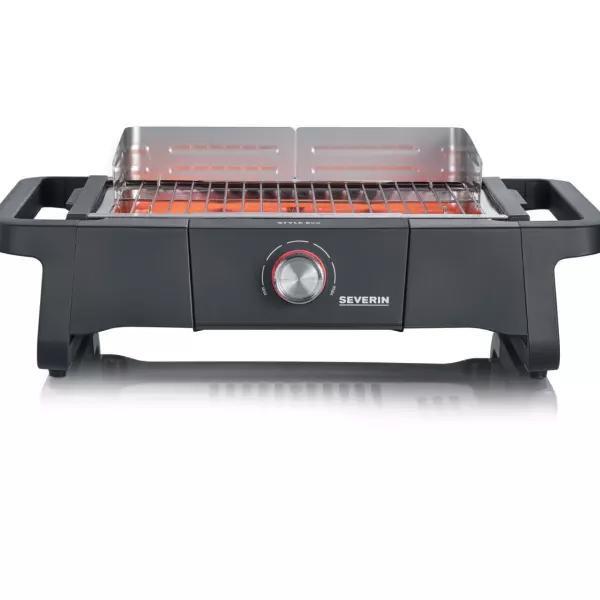 PG 8123 SEVERIN Style Evo Barbecue elettrico per interni ed esterni, 350°C