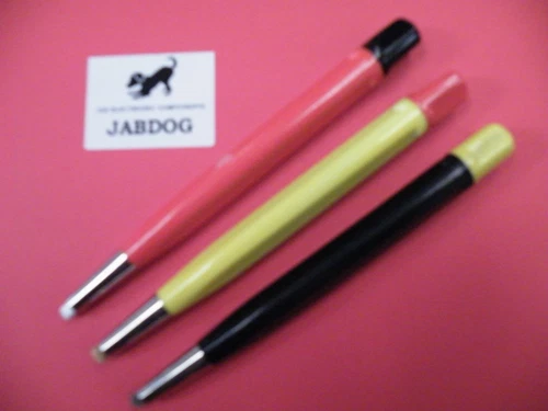 3pc Scratch Brush Set, Pen Style Fibreglass Brass & Steel, 46g 4318 524