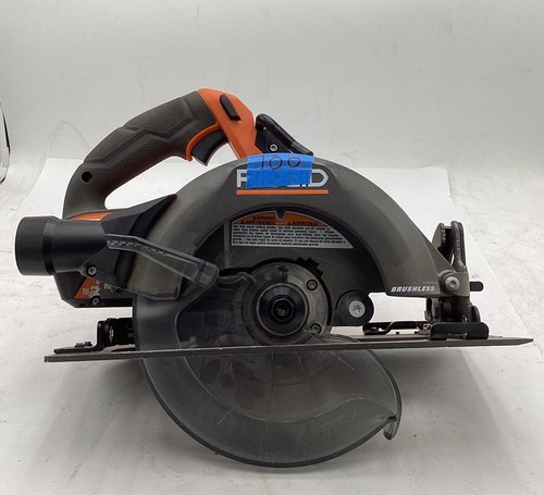 RIDGID R8657 18V 7-1/4'' Li-Ion Brushless Circular Saw + 4AH max Lith battery