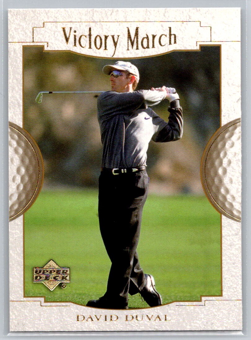 2001 Upper Deck #165 David Duval Victory March