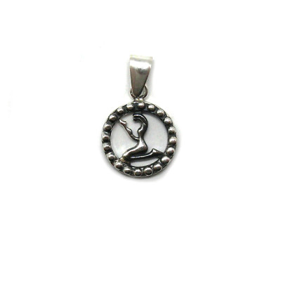 Sterling Silver Pendant Solid 925 Zodiac Sign Virgo Nickel Free Empress