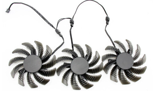 GPU Cooling Fan For Gigabyte GTX 970 GTX970 GV-N970WF3 GV-N970G1 PLD08010S12H - Bild 11 von 13