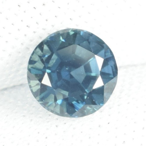 1.62 ct IMPRESIONANTE RARO ZAFIRO NATURAL VERDE AZULADO SIN CALEFACCIÓN Redondo C Vdo JB