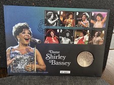 2023 DAME SHIRLEY BASSEY £5 COIN COVER