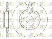 2X Roadhouse Bremsscheibe 6316.10 284Mm FüR Fiat Croma 2000 154 Turbo Alfa 156