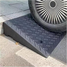 High Curb Ramp Heavy Duty Rubber Driveway Ramp, Threshold Ramp, Wheelchairs