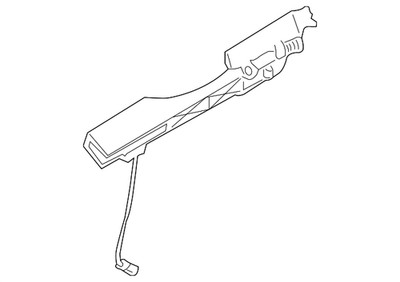 Genuine Nissan Exterior Door Handle Reinforcement 80611-ZK30A