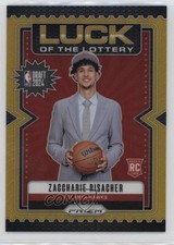2024-25 Panini Prizm Luck of the Lottery Gold 9/10 Zaccharie Risacher #10 0y42