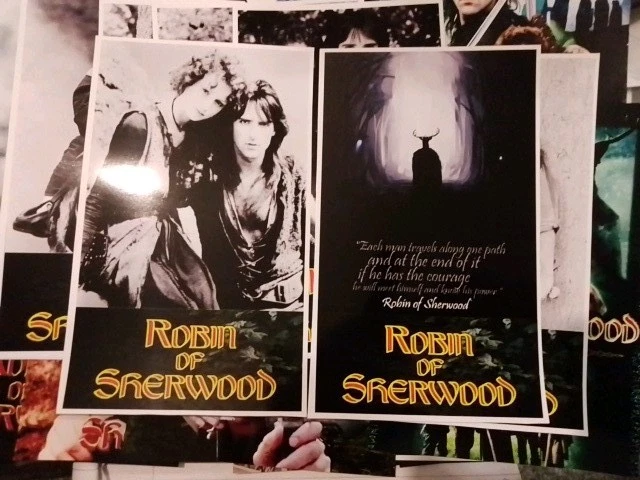 Robin Of Sherwood. 16 Hi-Gloss 7x5ins Promotion Lobby Prints. B&W + Colour.Set 1 - Image 3 of 4