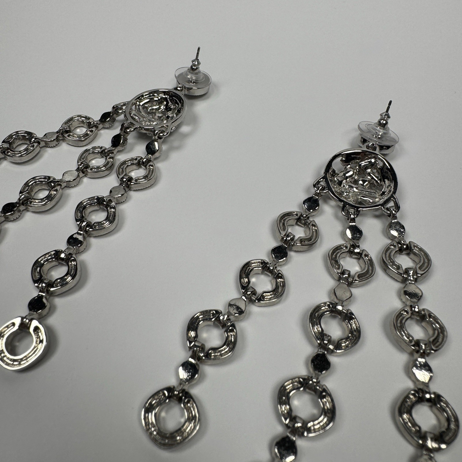 Givenchy Statement Earrings Post Back Long Dangle… - image 8