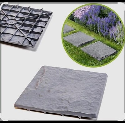 SKYCY 11.7'' Large Garden Stepping Stones for Outdoor Pathway & Walkway,...