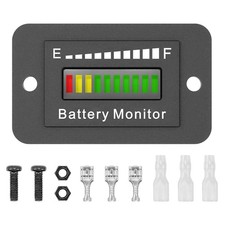 Produktbild -  1 Satz Batteriespannungsanzeigemessgerät Batterieversorgung