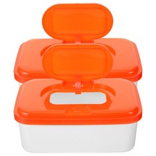 2 Pack Wipes Dispenser Holder Tissue Nursery Baby Refill Container