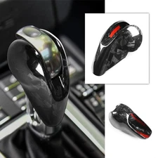 For 14-16 Porsche Macan Panamera Forged Carbon Fiber Gear Shift Head Case Trim