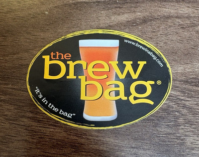 The Brew Bag Craft Beer Brewery Sticker