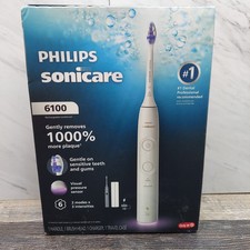 Philips Sonicare 6100 Rechargeable Electric Toothbrush with Travel Case - White