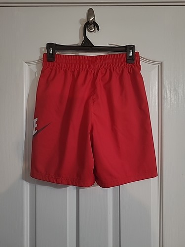 Nike Sportswear Youth Size Large University Red White Woven Shorts FN8756-657 - Picture 5 of 6
