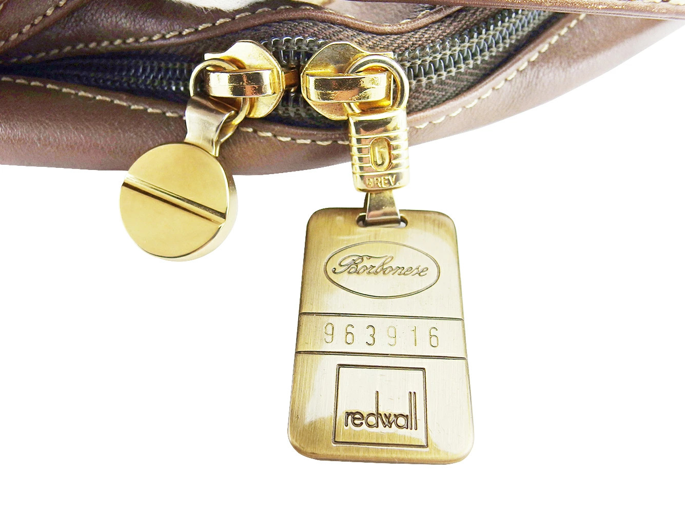 SPECIAL Borbonese Handbag Pattern Brown Women's B… - image 8