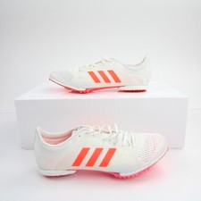 adidas adizero Track Cleat Men's White/Red New without Box