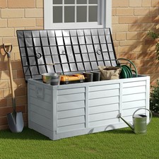 XL Storage Shed Garden Outdoor Box Lockable Waterproof Outside Shed Foldable UK