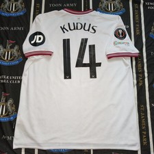 West Ham United Away Football Umbro Shirt Jersey Mohammed Kudus 2023 2024 2XL
