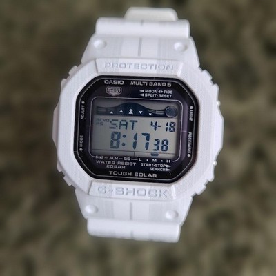 Casio G-Shock Radio Solar White Dial Men Wristwatch