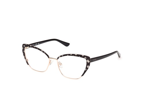 Guess GU 50122 GU50122 matte black shiny black 005 Eyeglasses - 第 1/1 張圖片