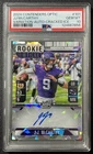 JJ MCCARTHY PSA 10 2024 PANINI CONTENDERS OPTIC #101 ROOKIE AUTO CRACKED ICE /22