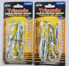 2 Pack Assorted Sheetrock Anchors with Hooks – Heavy Duty Drywall Anchors