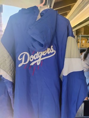 Starter Los Angeles Dodgers MLB Blue/Gray/White Pullover Jacket Size 4XL