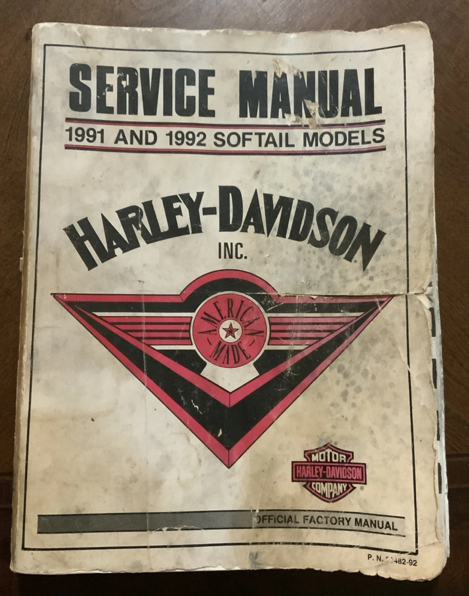 Harley-Davidson 1992 Repair Motorcycle Manuals and Literature for