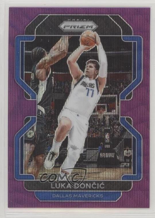 2021-22 Panini Prizm Purple Wave Prizm Luka Doncic #223 1ql