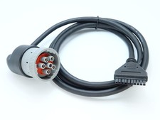 6 Pin J1708 Cable For PT30 Device Male-to-Female 12V DC 1m Diagnostic Adapter