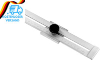Qwork® PräZisions Streichmaß Edelstahl Parallel AnreißEr Mit Lasergravierter Ska
