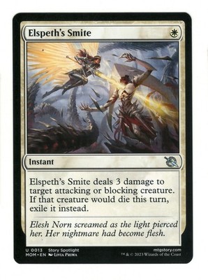 Elspeth's Smite 13 Uncommon March of the Machine Magic: The Gathering Near Mint