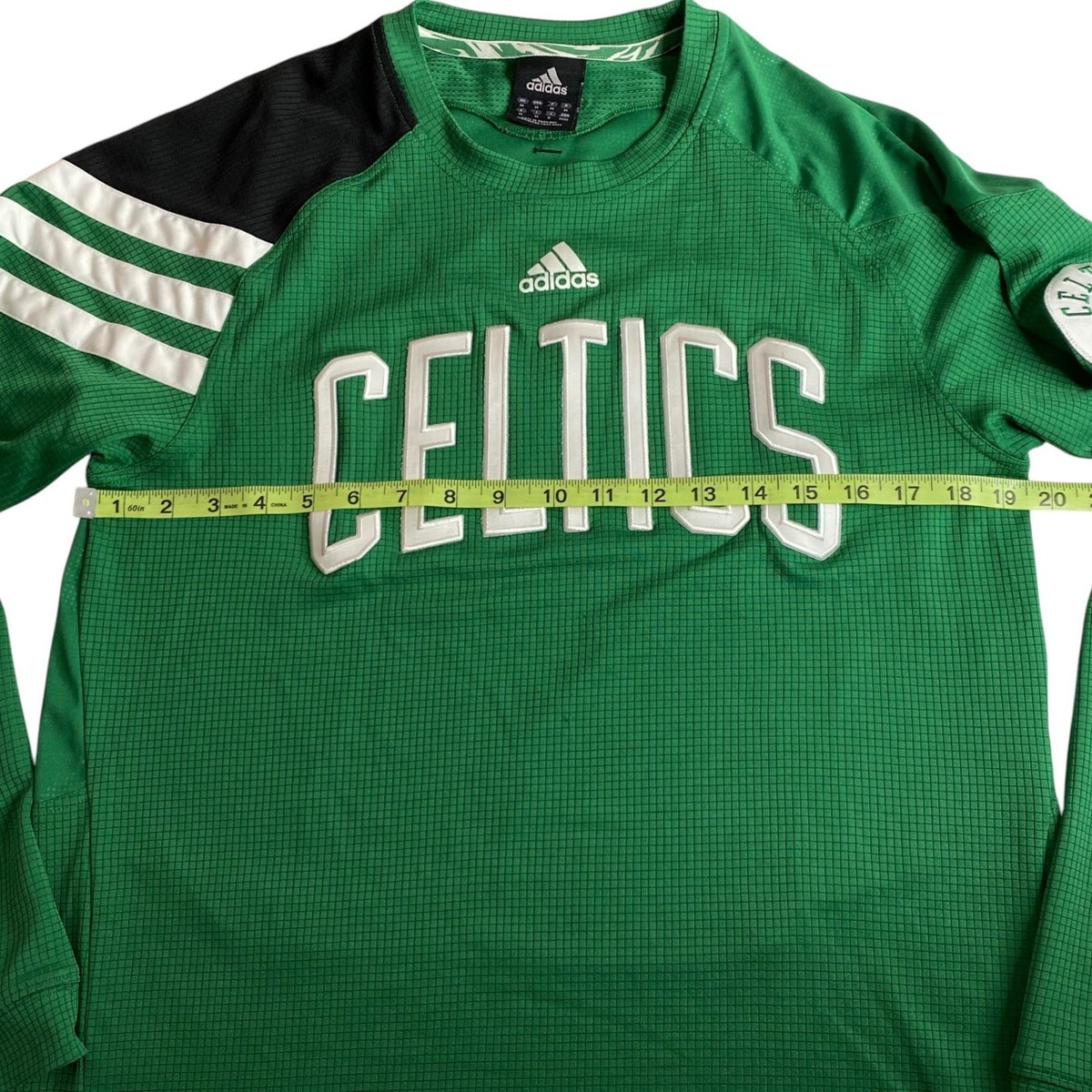 Boston Celtics Warm Up Shooting Jersey Green Long Sleeve