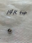 Masonic 14k White Gold Top, Black Enamel — photo 1