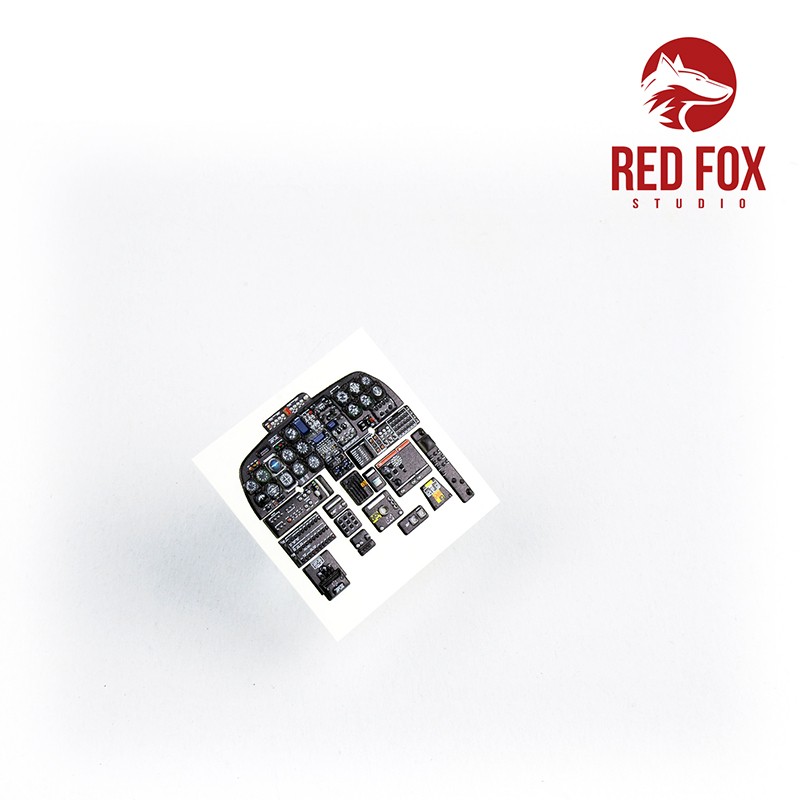 Red Fox RFS-32042 1:32 O-2A Skymaster 3D Acrylic Instrument Panel