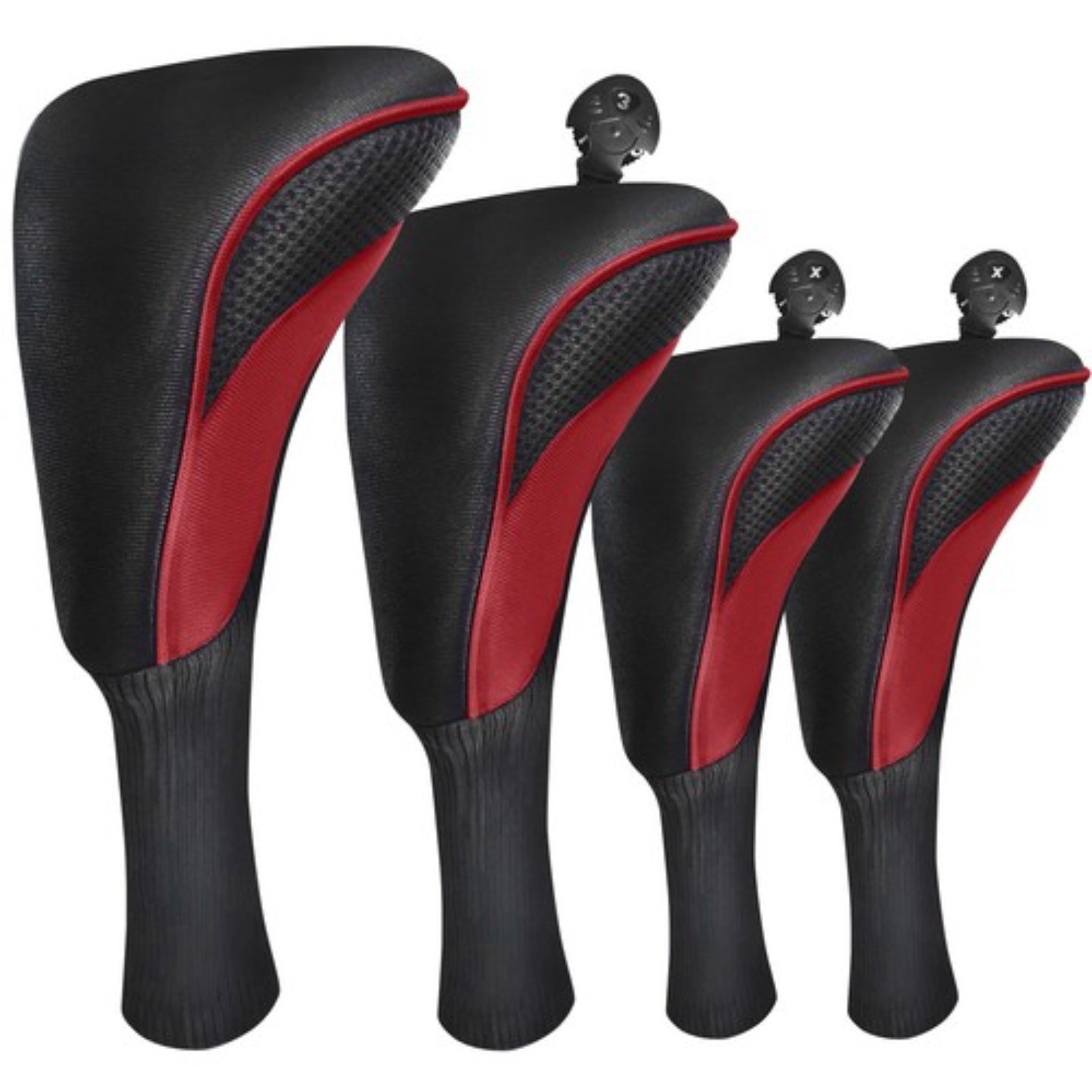 Club Head Covers Woods Driver Fairway Hybrid 4 Pack Headcove