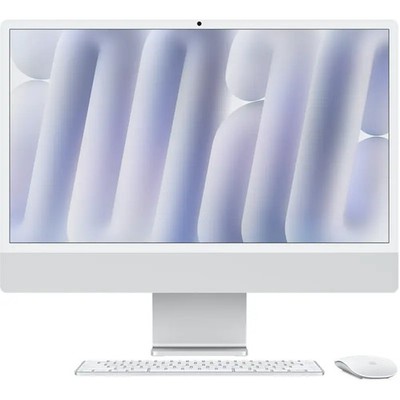 Apple iMac 24'', silber, M4 - 8 Core CPU / 8 Core GPU, 16GB RAM, 256GB SSD [2024]