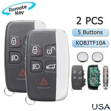 2 For 2013 2014 2015 2016 2017 2018 Land Rover Range Rover Evoque Remote Key Fob