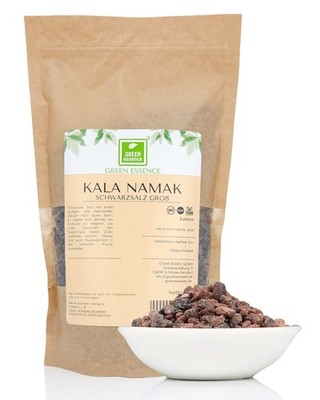 Kala Namak grob Steinsalz naturbelassenes Schwarzsalz mit hohem Schwefelgehalt