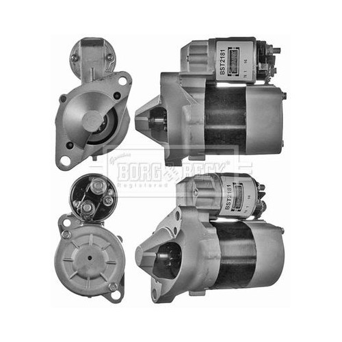 Nissan Kubistar Van X76 2003 Starter Borg & Beck BST2181-image