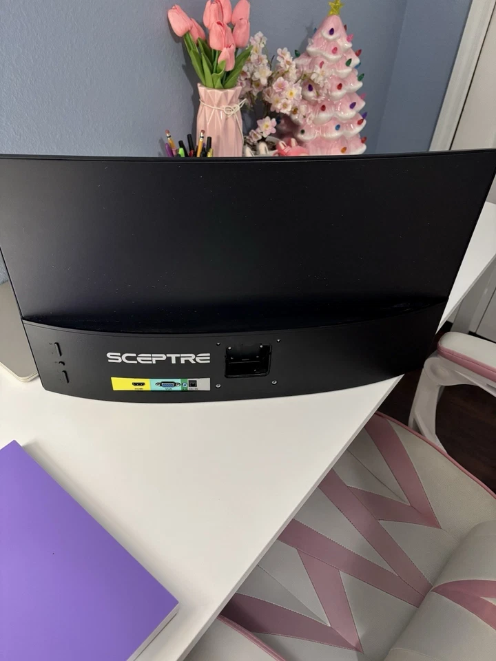 Sceptre 27" Curved 75hz LED Monitor C278w-1920r Full HD 1080p HDMI DisplayPort - Image 2 of 3