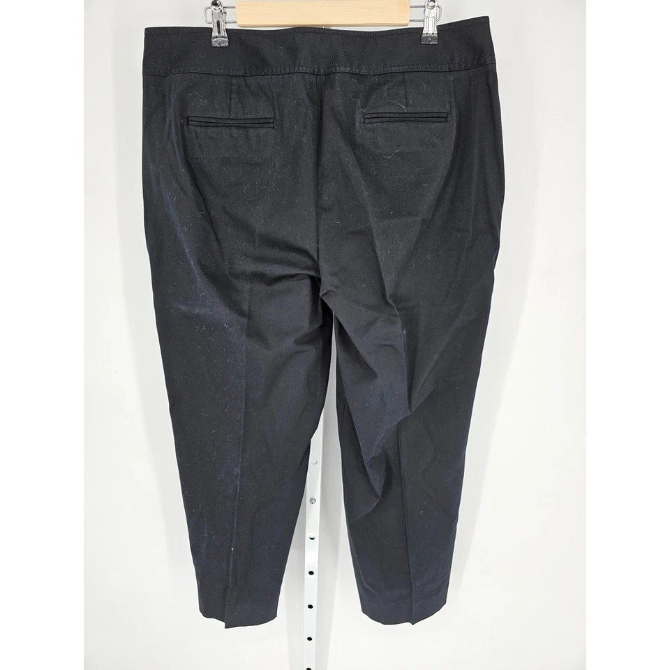 Jones New York Signature Women's Black Stretch High-Rise Slim Leg Pant Size 16W - Image 3 of 4