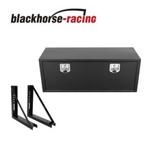 48x18x18 Steel Underbody Truck Trailer Storage Tool Box 2x Mounting Bracket